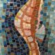 Мозаичное панно "Морской конек"